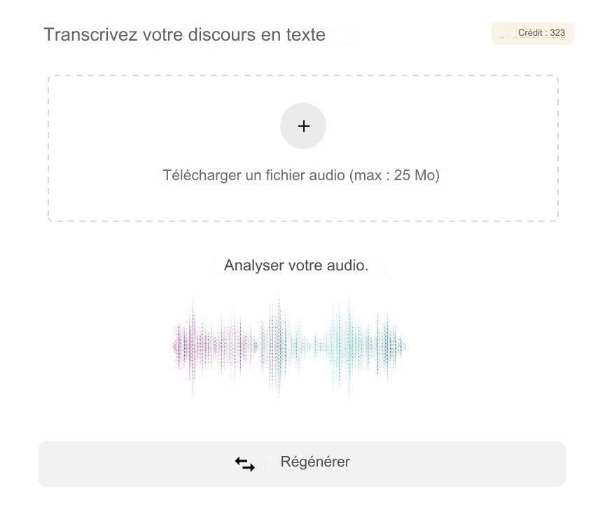 Télécharger, Analyzer, Générer.